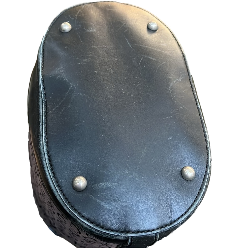 Celine Brown and Black Macadam Shoulder‎ Bag Tote GUC - Picture 8 of 17